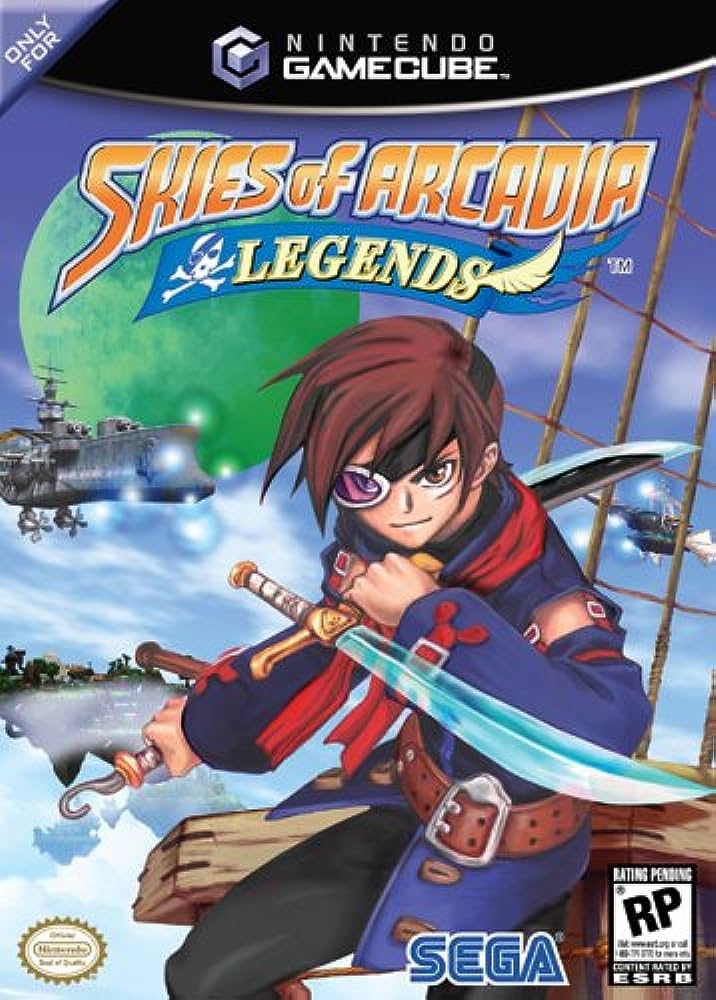 The cover of Skies of Arcadia: Legends